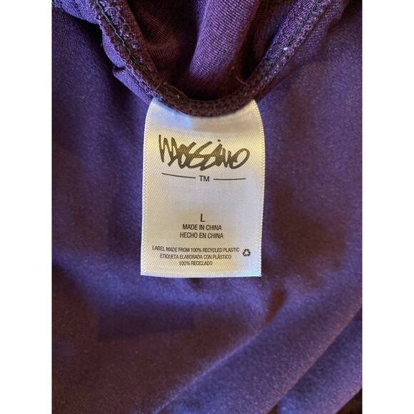 Mossimo Women's Swimsuit Fringe Neckline Halter Size Large One Piece Purple - Picture 6 of 8